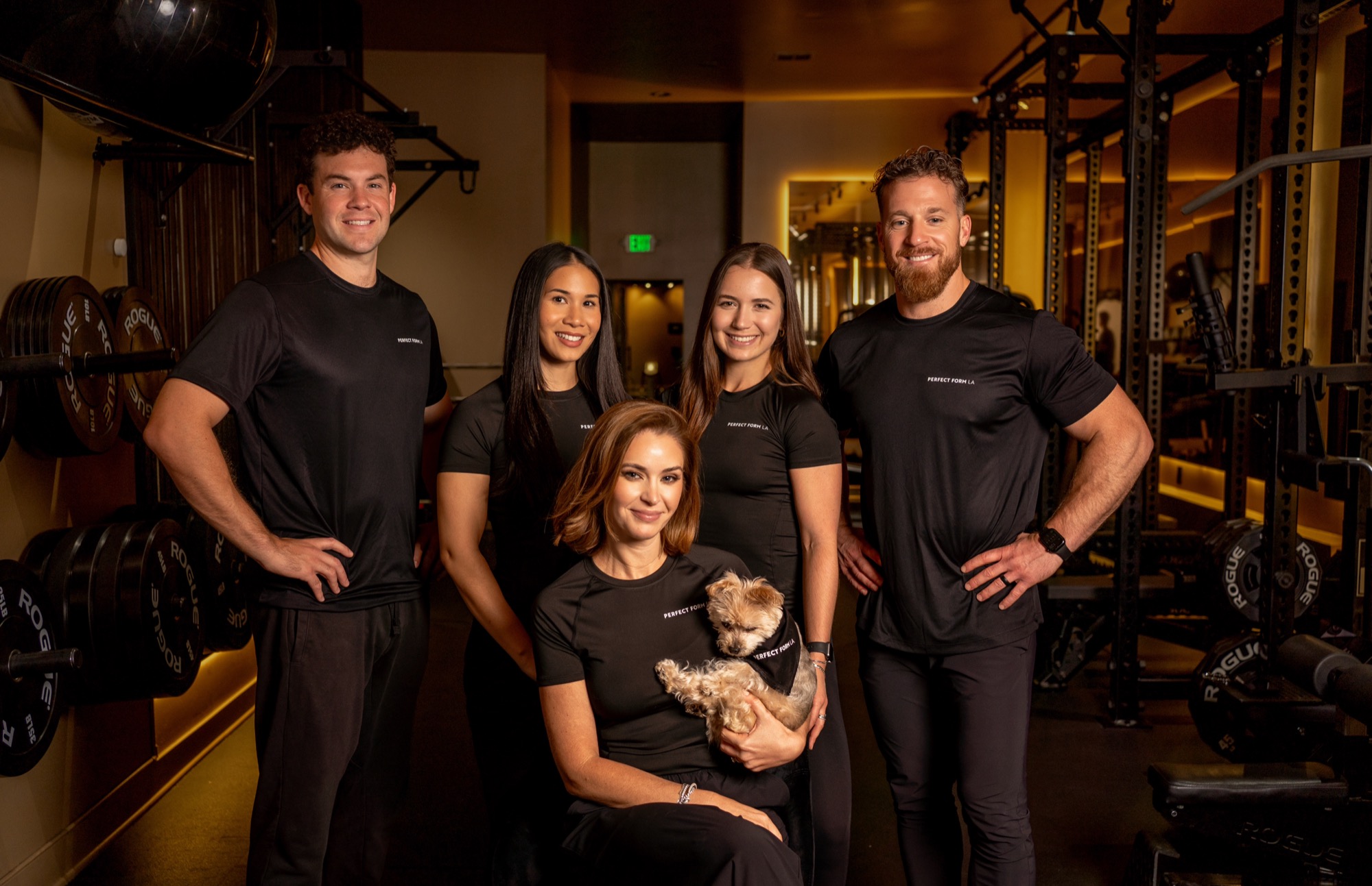 The Perfect Form LA team in the Studio City gym