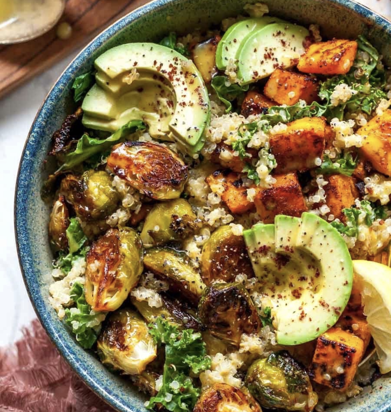 HEALTHY NOVEMBER RECIPE: ROASTED BUTTERNUT SQUASH & QUINOA HARVEST BOWL